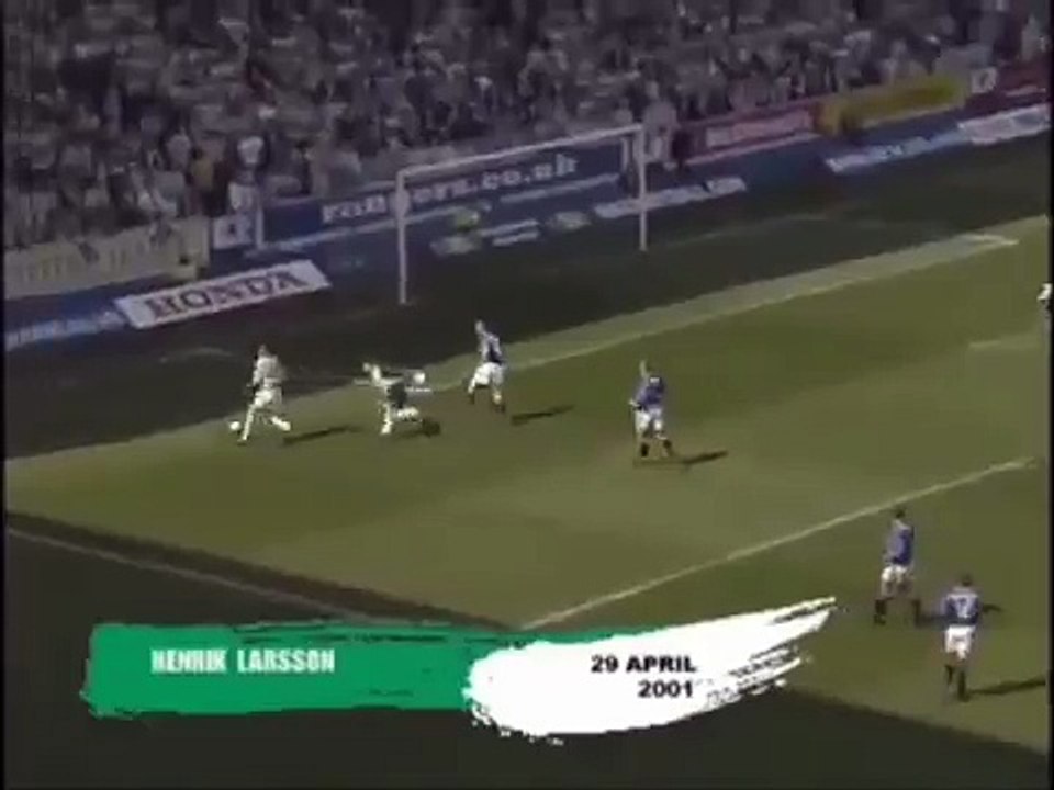 Henrik Larsson v Rangers (29/04/2001)
