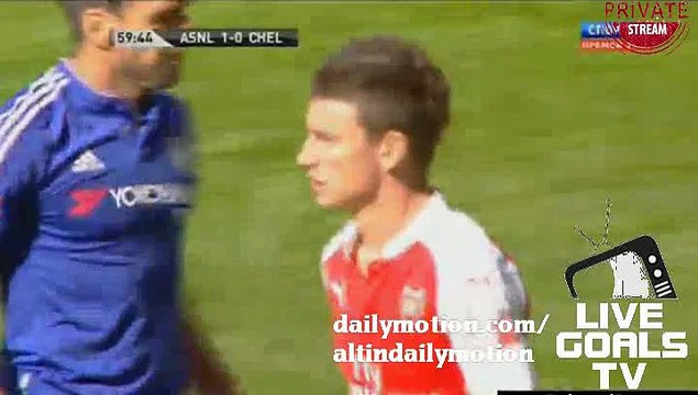 Falcao 1st Chance To Score For Chelsea | Arsenal 1-0 Chelsea ESC Finale 02.08.2015