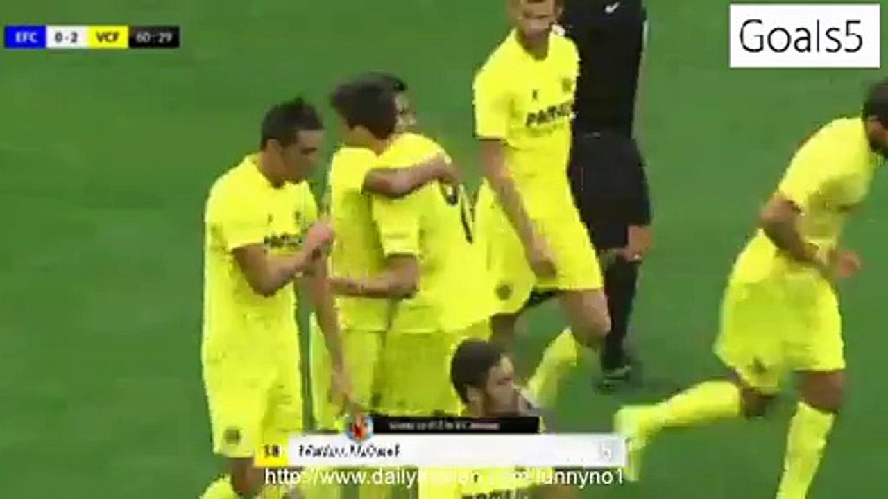 Matias Nahuel Leiva Goal Everton 0 - 2 Villarreal Friendly Match 2-8-2015