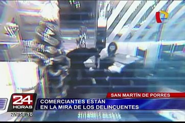 SMP: comerciantes están en la mira de los delincuentes