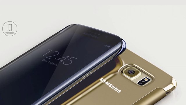 Galaxy S6 edge Etui Clear View Cover