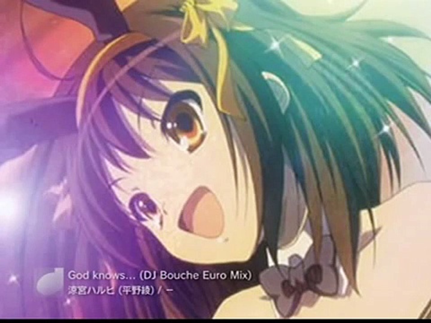 God Knows Euro Mix 涼宮ハルヒの憂鬱 Haruhi Video Dailymotion