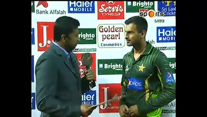 Malik Views about his wife Sania In 2Nd t20  HD Video 2015-------\\\\\\\