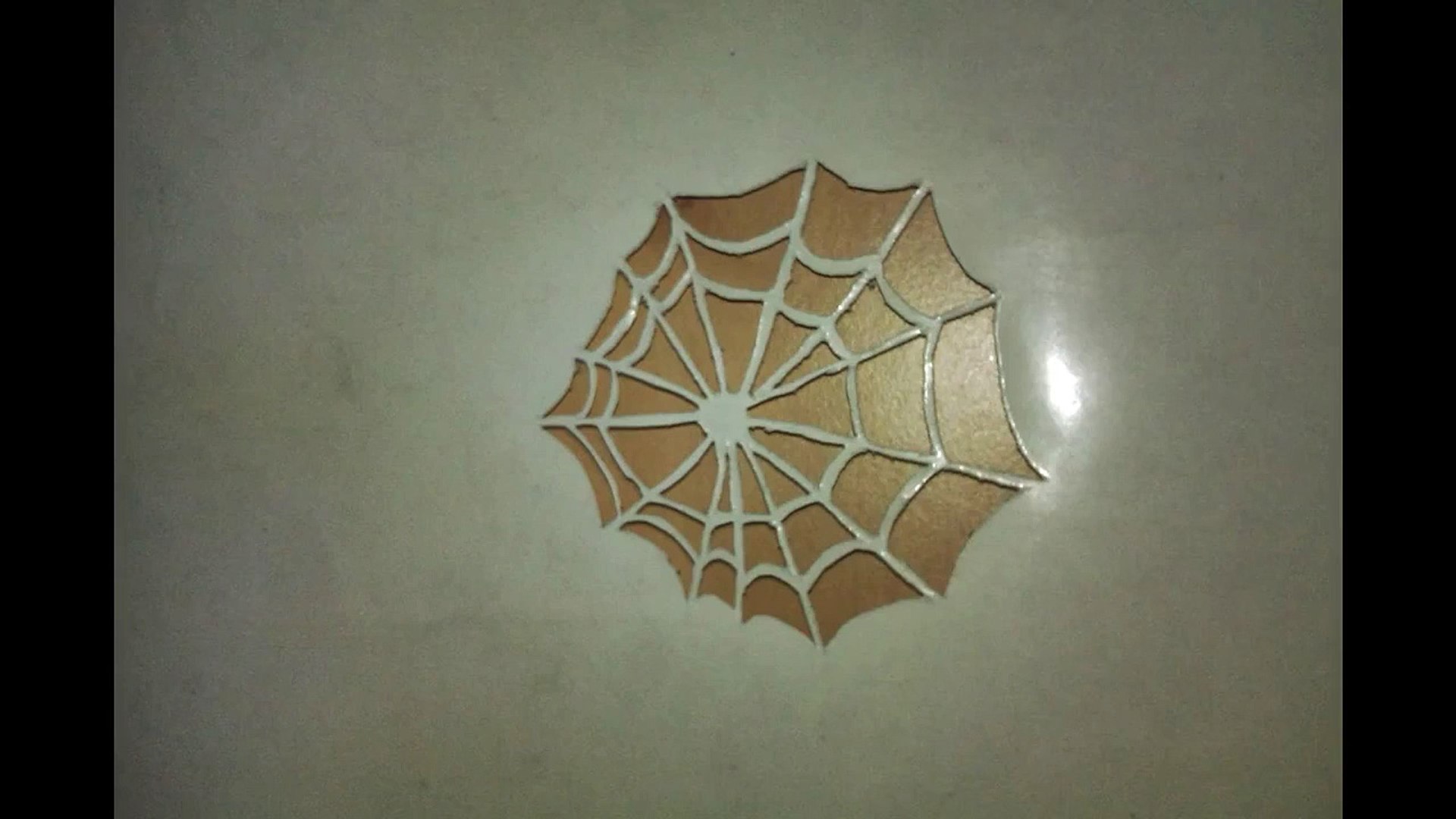 ⁣how to make spider web