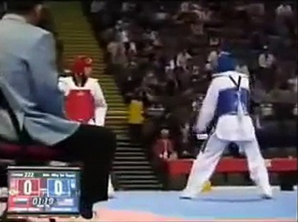 World Taekwondo Qualification Tournament for Beijing Olympic Games Manchester Male -80 kg USA vs SLO