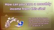 How to make extra money in residual monthly income