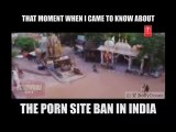 Reaction after  porn sites ban in India