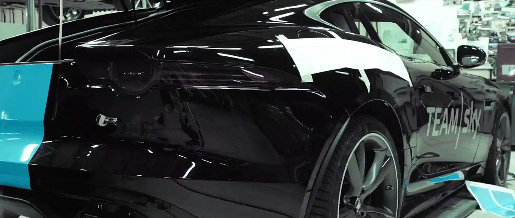 Jaguar present Team Sky with concept F-Type Time Trial Support Car