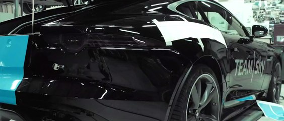 Jaguar present Team Sky with concept F-Type Time Trial Support Car