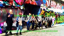 Hosier Lane's flash mob support for homeless youth