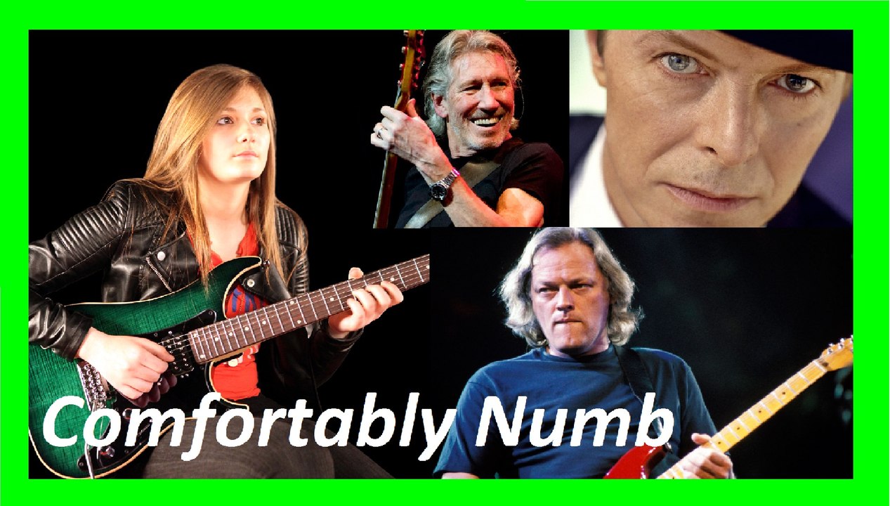 Comfortably Numb - Waters, Bowie, Gilmour + 5 Solos simultanés synchronisés