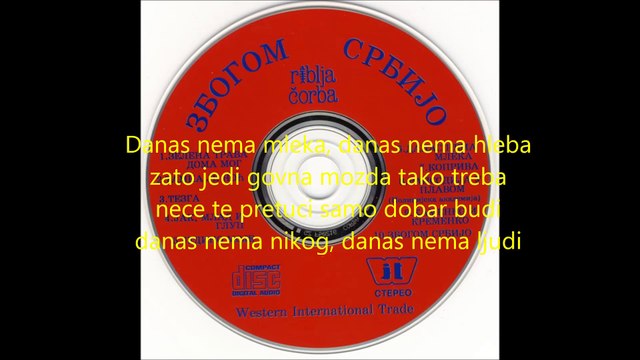 Riblja corba-6 danas nema mleka jd