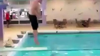 HHH hits him with CHAIR WWE attacks Swimmers Hilarious