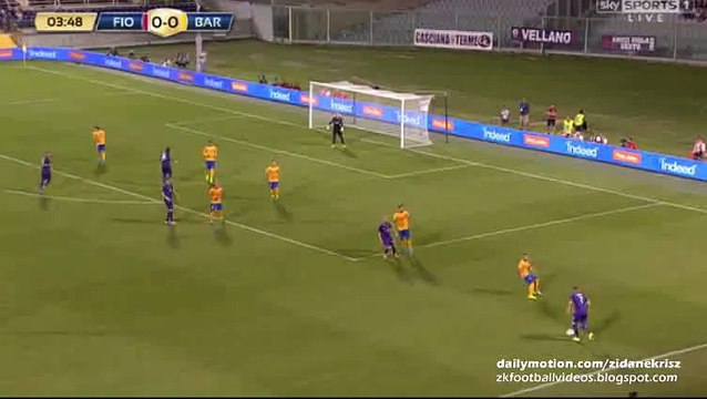 1-0 Federico Bernardechi Goal | Fiorentina v. Barcelona - International Champions Cup 02.08.2015