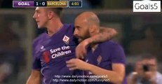Bernardeschi F. Goal AC Fiorentina 1 - 0 FC Barcelona International Champions Cup Friendly 2-8-2015