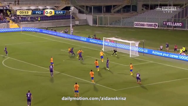 1-0 Federico Bernardeschi Goal HD _ Fiorentina v. Barcelona - International Champions Cup 02.08.2015
