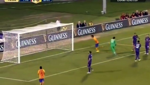 Luis Suarez Goal Fiorentina vs FC Barcelona 2-1