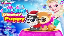 Elsa Queen Doctor Puppy - Frozen Princess Elsa Puppy doctor Game