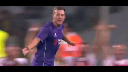 Goal Bernardeschi - Fiorentina 1-0 Barcelona - 02-08-2015