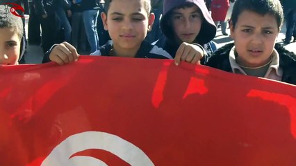 Gafsa  Lala réclament la libération des prisonniers opprimés