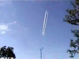 Cloaked craft spraying chemtrails