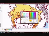 ~!!Speed painting anime on MS Paint!~