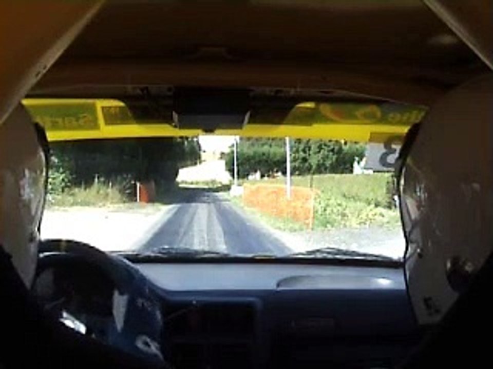 RALLYE DE BESSE SUR BRAYE 2015 -ES5  EQUIPAGE GERAUD  106 S16 N2