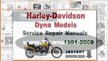 Harley-Davidson Dyna FXD Motorcycles Service Repair Manuals PDF