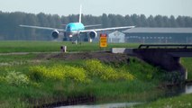 [FullHD] KLM 777 sunny CLOSE UP takeoff @ Amsterdam Airport Schiphol