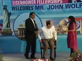 The India Chapter of Eisenhower Fellowships by Manjunath Bhandary- Felicitation to Mr John Wolf