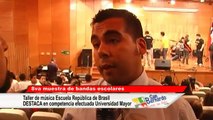 BRILLANTE PRESENTACIÓN DE BANDA DEL COLEGIO REPÚBLICA DEL BRASIL EN LA UNIVERSIDAD MAYOR