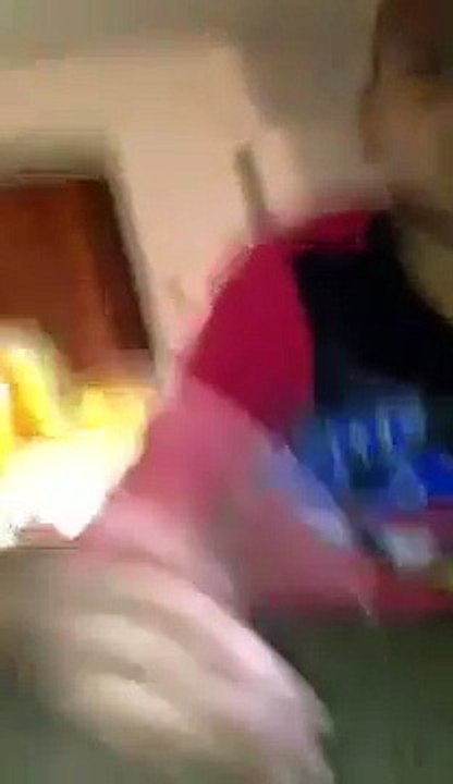Fighting with my little brother