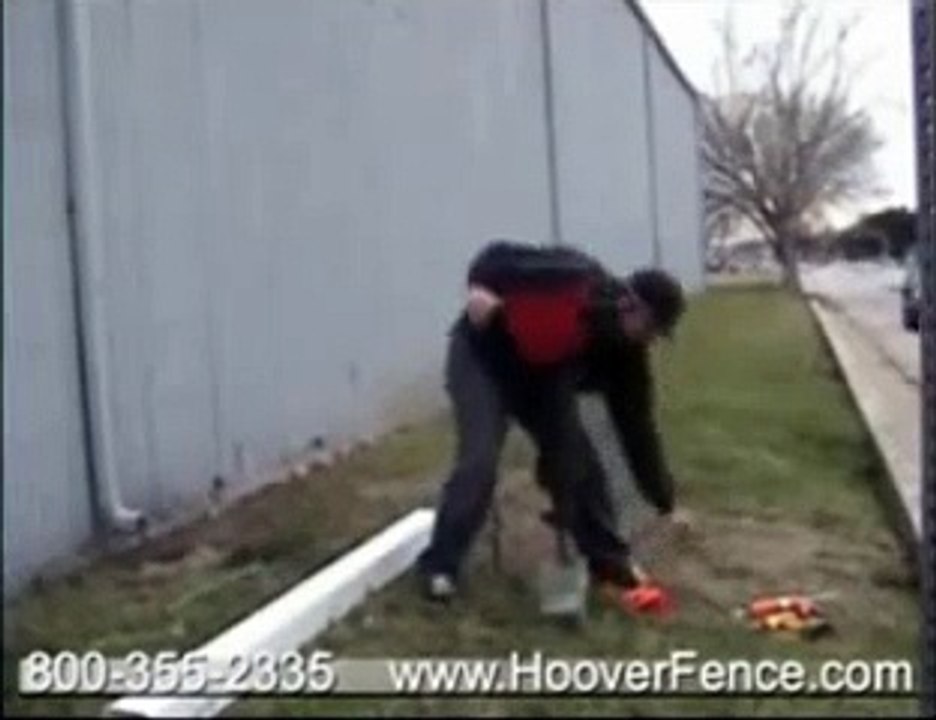 How to install vinyl fence using Oz Posts.