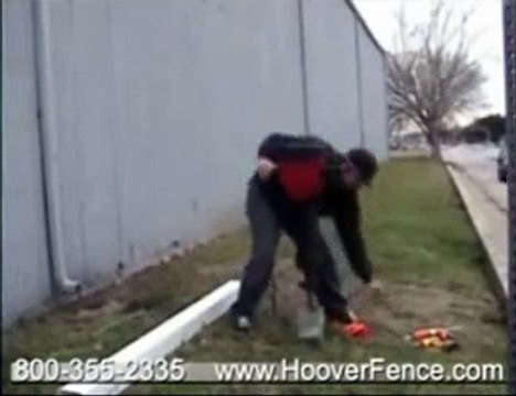 How to install vinyl fence using Oz Posts.