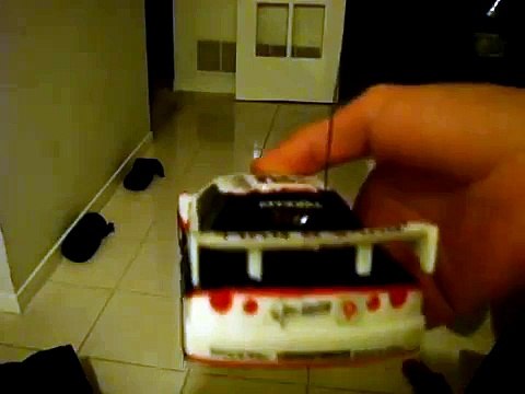 Remote Controlled Car Doing a Skidding Parallel Park Manouvre