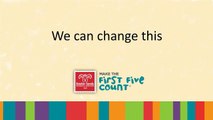 Easter Seals' Make the First Five Count PSA with voice over (60 seconds)
