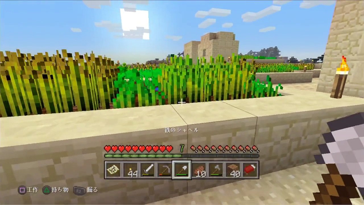 【ＰＳ３マイクラ】いまさらマインクラフト　第７日目【おいちょ】