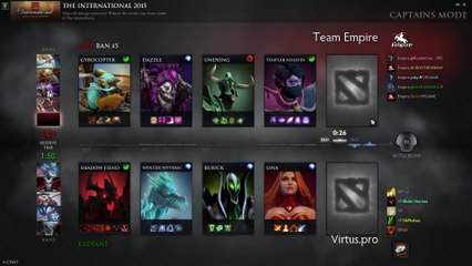Team Empire vs Virtus.Pro - Game 3 - DAY 4 - The International 2015 dota 2. 30.07.2015