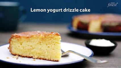 Tesco finest* lemon yogurt drizzle cake recipe