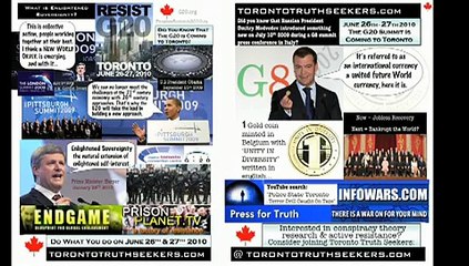 The G20 is coming to TORONTO... WHY PROTEST?