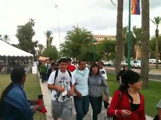 Arizona Students Walk Out against SB 1070 4/22/10 A