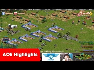 AoeHighlights, Ba nhà team SkyRed tan vỡ trước bài pal kick 8 của Gunny