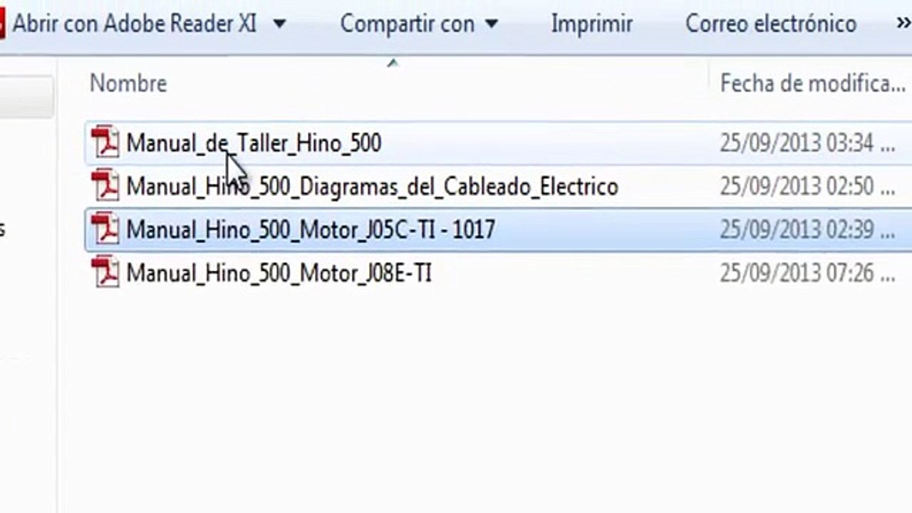 Manual de Taller Hino 500
