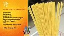 Spaghetti caci e pepi - I classici secondo lo Chef Angelo Troiani