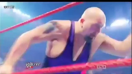 مصارعة حرة مبارة عمالقه مارك هنري ضد بيج شو