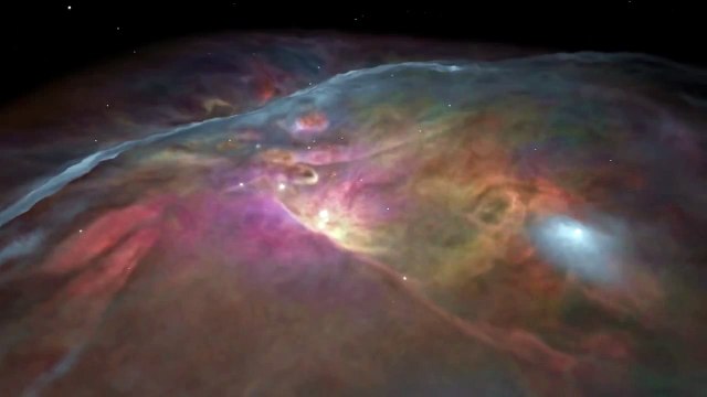 3D Flythrough of the Orion Nebula - HD