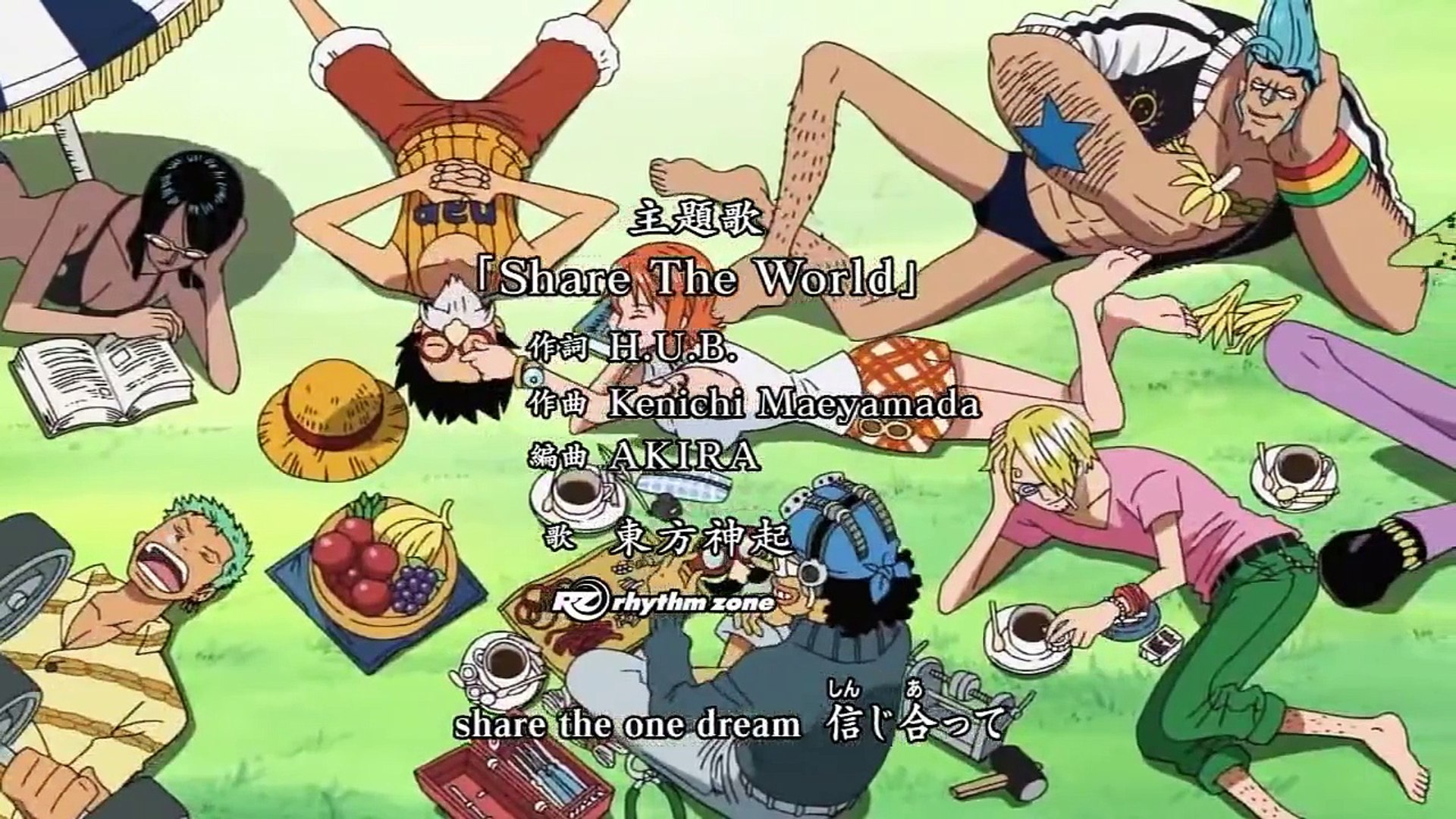 One Piece Op 11 Share The World Video Dailymotion