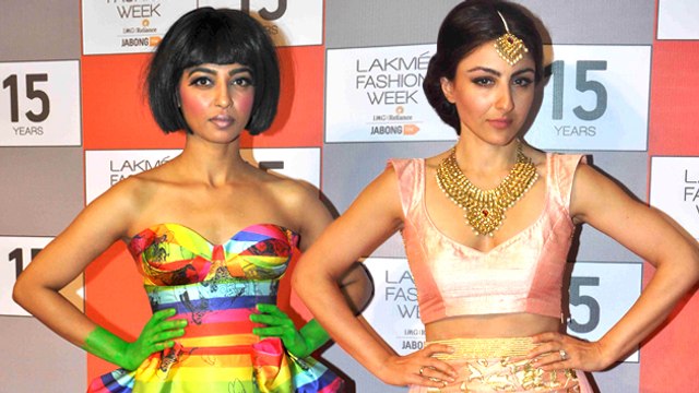 Radhika Apte & Soha Ali Khan Sizzle @ LFW 2015