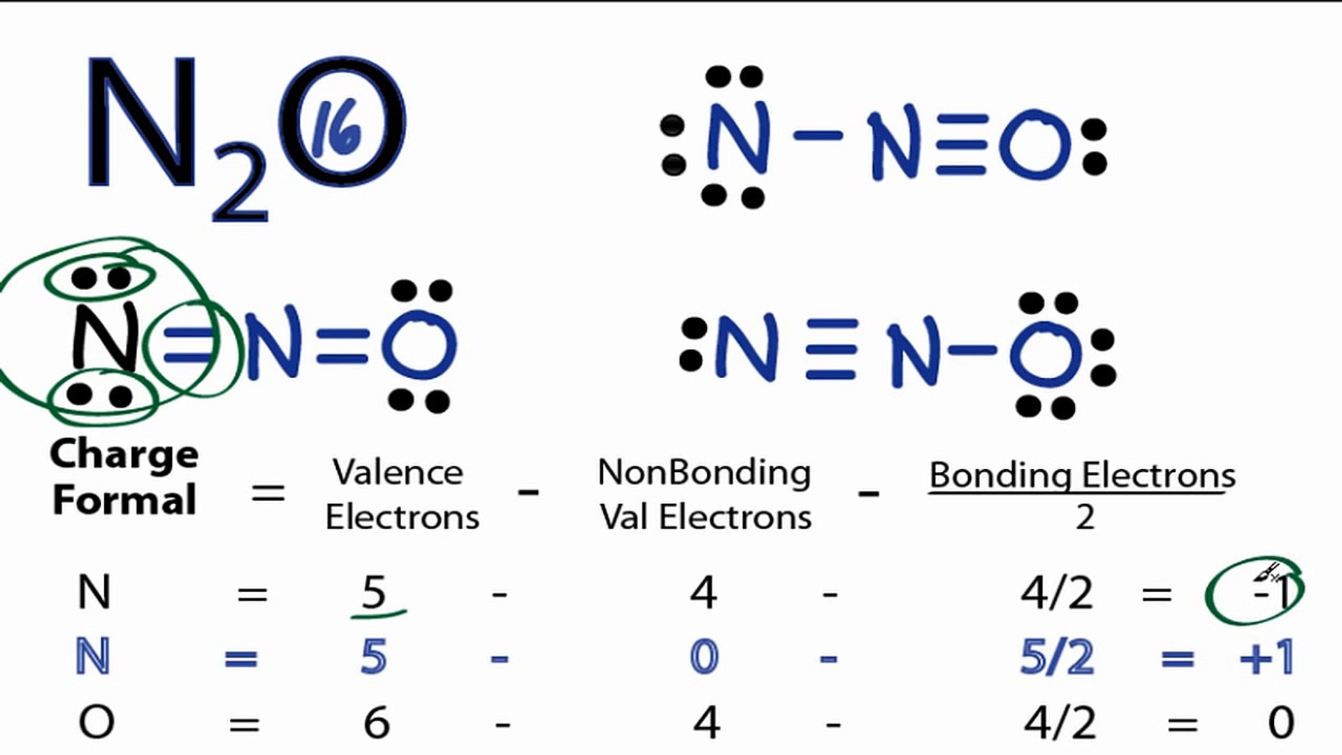 Lewis Dot Structure N2o