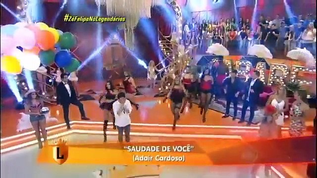 Zé Felipe no programa Legendários - Rede Record
